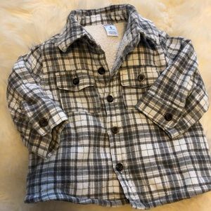 5/$25 // Carters flannel shirt jacket